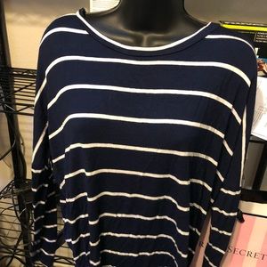 Long sleeve striped shirt